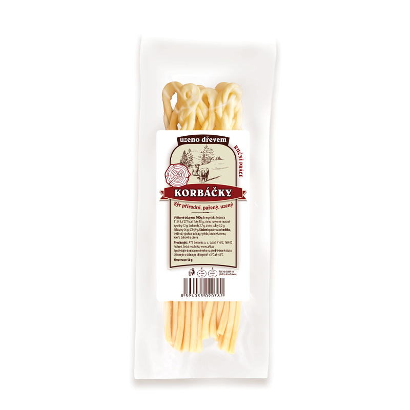 obrázek Korbáčky uzený sýr 50&nbsp;g