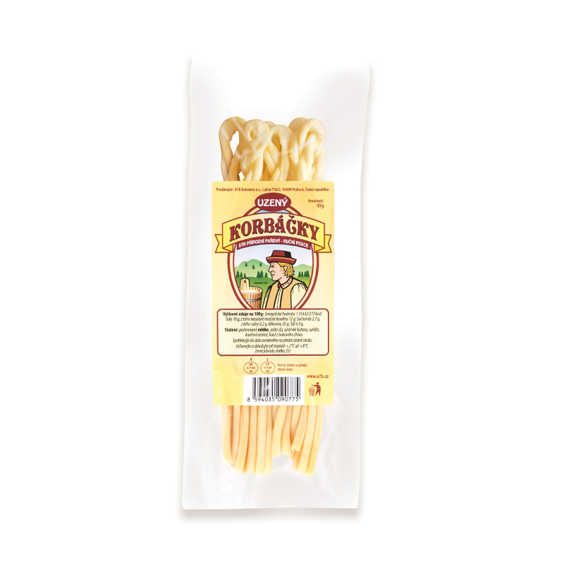 obrázek Korbáčky přírodní sýr  45&nbsp;g