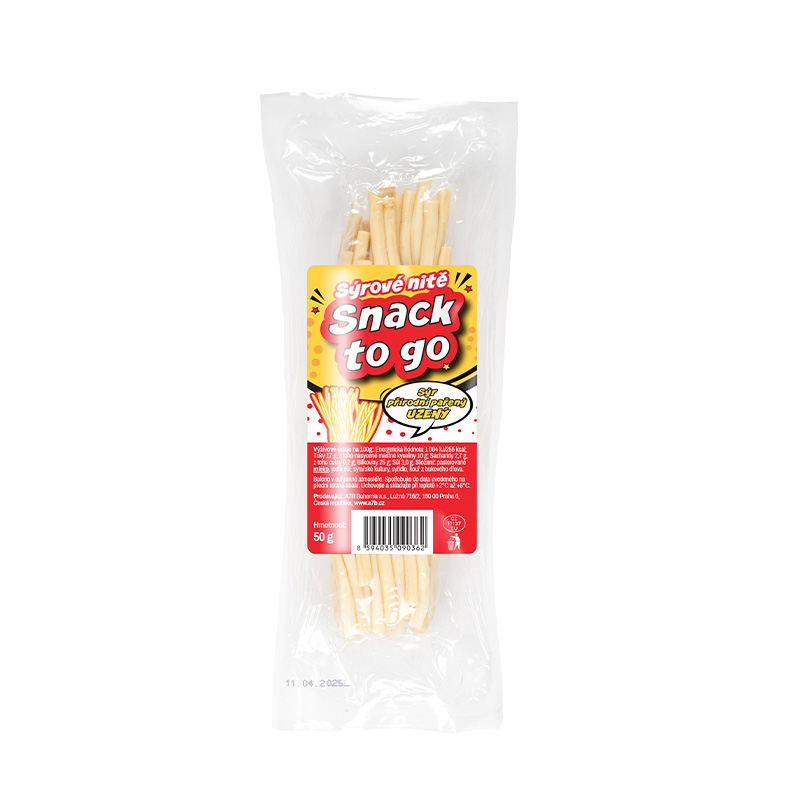 obrázek Snack to Go sýrové nítě uzené 50g